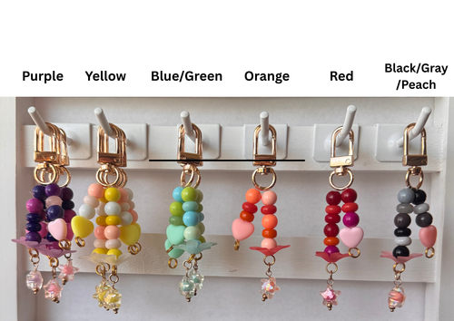 E-reader Charm - Hearts & Flowers Cluster
