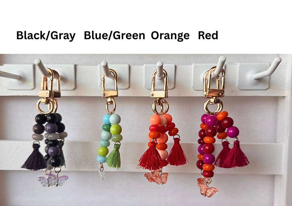 E-reader Charm - Tassels & Butterflies Cluster