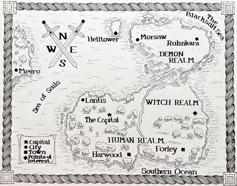 Build-Your-Own Ink Map | Fantasy Fox Maps