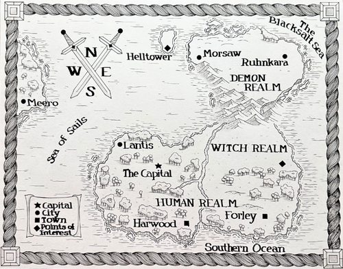 Build-Your-Own Ink Map | Fantasy Fox Maps