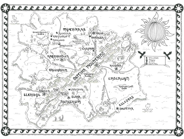 Custom Ink Map | Fantasy Fox Maps