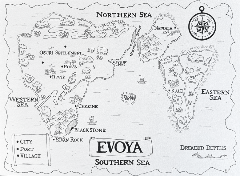 Custom Ink Map | Fantasy Fox Maps